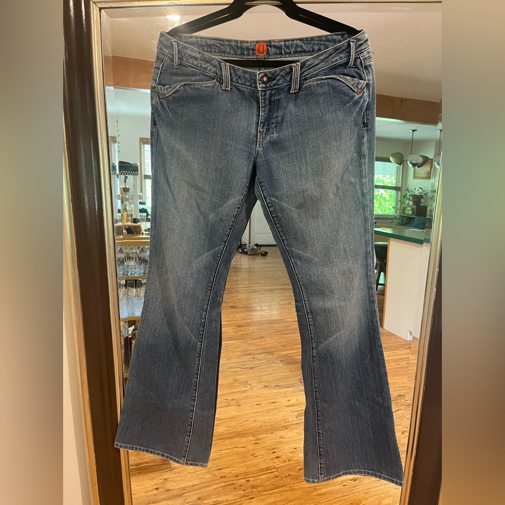 Joe's Jeans Blue Flare Wide Leg Denim